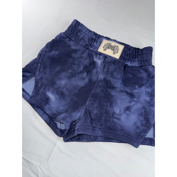 Darc Sport Pants - Darc Sport SHE Tie Dye Sweat Shorts Navy Blue Limited Edition XS